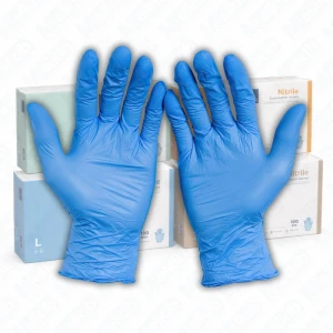 ABENA powder-free blue nitrile gloves 100 pieces