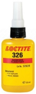 Loctite AA 326 50 ml price for 1 item, sale in packs of 12, one-component yellow acrylic adhesive, thixotropic, medium viscosity, for magnets, ferrites, resistance up to +120 ° C