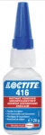 Loctite 416 20g bezbarwny, transparentny klej błyskawiczny, wysoka lepkość, uniwersalne zastosowanie, do metalu, elastomerów i tworzyw sztucznych - plastików