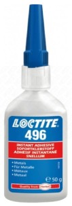 Loctite 496 50 g sprzedaż w opakowaniach po 12 sztuk, cena za 1 sztukę, klej błyskawiczny dedykowany do metalu, niska lepkość, przeźroczysty, dodatkowo łączy tworzywa i elastomery