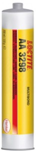 Loctite AA 3298 Multibond 300 ml yellow one-component structural adhesive, very good adhesion to glass, high impact resistance, temperature resistance up to +120 ° C