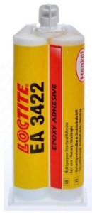 Loctite EA 3422 50 ml price for 1 item, sale in packs of 10, translucent, white-yellow two-component epoxy adhesive, fast curing, slightly thixotropic, universal, non-sagging, high strength, fills gaps, for metal, ceramics, rigid plastics