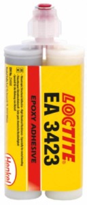 Loctite EA 3423 50 ml price for 1 item, sale in packs of 10, 2-component epoxy structural adhesive, high viscosity, medium open time, high strength, fills gaps, possible application on vertical surfaces, chemical resistant, universal