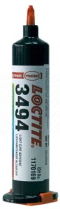 Loctite AA 3494 LC UV 25 ml price for 1 item, sale in packs of 10, Light curing transparent acrylic adhesive, medium viscosity, instant curing on request, for plastics, ceramics, glass and metal, very high viscosity