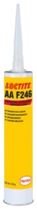 Loctite AA F246 320 ml Light brown one-part acrylic structural adhesive, high viscosity, instant, vibration and heavy duty resistant