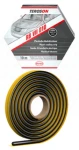 Teroson RB VII BK 10 m 4x2.5 m permanently plastic rubber tape, multi-purpose, for sealing and spacing metal, wooden and plastic parts, protects against corrosion, reduces vibrations, resistant to washing and aging