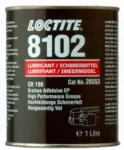 Loctite LB 8102 1 l light brown mineral oil based grease with EP additives, resistant to high temperatures and high loads, for rolling, friction, exposed gears and guides, up to + 200 ° C
