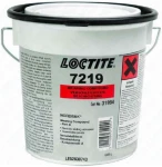 Loctite PC 7219 1 kg dwuskładnikowa szara powłoka epoksydowa z wypełniaczem ceramiczno-gumowym chroniąca przed ścieraniem przez cząsteczki gruboziarniste i korozją, nakładana szpachelką