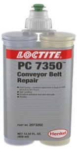 Loctite PC 7350 400 ml 2-component polyurethane adhesive for repairing conveyor belts, rubber parts, tapes, lining covers, filling cavities