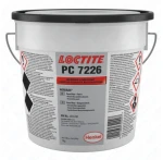 Loctite PC 7226 two-component gray epoxy coating filled with carbide to protect metal surfaces from abrasion by fine particles, trowelable, for pump housings, impellers, feeders, chutes, baskets