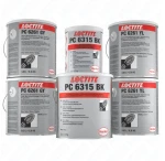 Loctite PC 6315 BK Big foot 2K 6.46 kg black two-component epoxy anti-skidding compound, wheel-resistant, excellent adhesion to concrete, wood and metal, chemical resistant, solvent free