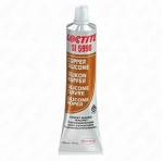 Loctite SI 5990 100 ml price for 1 item, sale in packs of 12, high temperature copper silicone, for filling large gaps, up to 350 ° C, oil resistant, electrically insulating