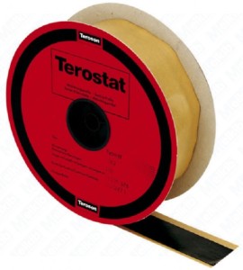 Teroson RB 81 40x1,5 mm 40 m x18 pcs black sticky butyl sealing tape, high adhesion, self-vulcanizing, very high viscosity, non-corrosive