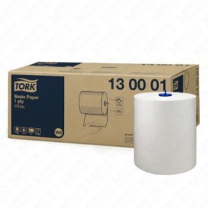 Tork 130001 - ręcznik / czyściwo papierowe białe do dozownika uszczelnionego W6, dopuszczenie do kontaktu z żywnością