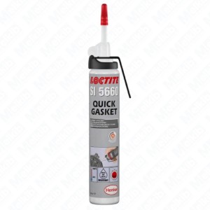Loctite SI 5660 100 ml price for 1 item, sale in packs of 6,  gray silicone sealant, excellent adhesion, ideal for large surfaces, free from hazardous substances, water and glycol resistant, for sealing gears
