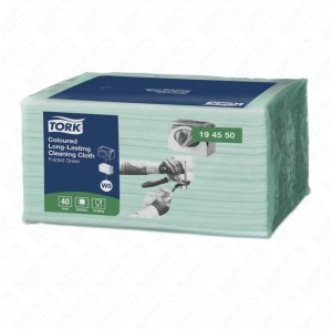 Tork 194550 - colored, reusable cleaning cloths