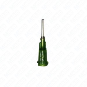 Dispensing needle, metal, for dispensing adhesives, sealants and pastes, various sizes, price per pack of 10
