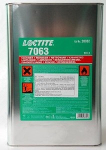 Loctite SF 7063 10l uniwersalny zmywacz i odtłuszczacz do tworzyw sztucznych i metali, nie pozostawia osadu, do przygotowania powierzchni przed klejeniem, uniwersalny, usuwa większość smarów, olejów