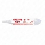 Loctite 577 250ml żółty anaerobowy uszczelniacz metalowych połączeń gwintowych rur, średnia wytrzymałość, wysoka lepkość, odporny chemicznie, uniwersalny,  atest P1 NSF, WRAS, DVGW