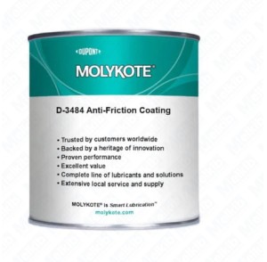 Molykote D 3484 anti-friction coating 500g can