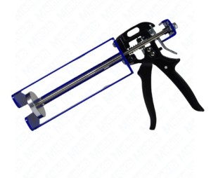 Pistolet ręczny metalowy do kleju do podwójnych kartuszy 490 ml 10:1