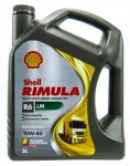 Shell Rimula R6 LM 10W-40 5L synthetic engine oil for heavy duty, low emission and natural gas engines, flexible protection, efficient