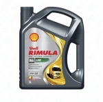Shell Rimula R6 LME 5W-30 5L synthetic engine oil with low ash and anti-wear additives, road transport, low emission engines