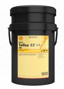 Shell Tellus S2 VA 46 (Tellus TD 46) 20L hydraulic oil, mobile hydraulics, hydraulic systems, thermal and chemical resistance, protection against wear, corrosion, stable operation without foaming