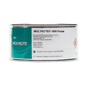 Molykote 1000 250g mos2 based grease for threads, bearings, couplings, anti-abrasion, anti-wear, thermal stability, water resistance, corrosion