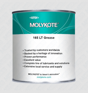 Molykote 165 LT 1kg grease based on mineral oil, lithium and deer additives for gears, crushers, work in bad weather conditions, load resistance, anti-corrosion, anti-wear
