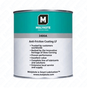 Molykote 3400 A AFC LF 5kg dry lead-free grease based on synthetic oils and lithium with the addition of fillers for hinges, bushings, screws, brake elements, anti-wear, anti-corrosion