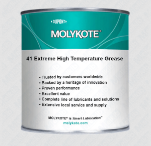 Molykote 41 smar silikonowy na bazie olejów mineralnych i mydła litowego, praca w wysokich temperaturach, do łożysk tocznych, komory osuszające, antykorozyjny