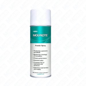 Molykote powder spray 400 ml dry lubricant based on graphite and molybdenum particles for chains, gears, bearings, water resistance, friction reduction, precise application