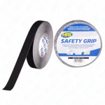Anti-slip black tape 25mm x 18m surface protection, water and oil resistance