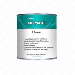 Molykote Z Powder 1,4kg dry lubricant based on graphite and molybdenum particles for chains, gears, bearings, water resistance, friction reduction, precise application
