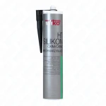 Silikon wysokotemperaturowy No Meko 310ml czarny, bezzapachowy uszczelniacz, odporny na korozję 