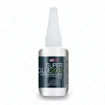 Klej cyjanoakrylowy Super Glue 2000 Czarny 50g Klej jednoskładnikowy, odporny na wilgoć, elastyczny