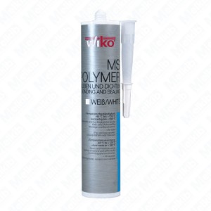 MS Polimer 310ml, 600ml one-component, white polyurethane adhesive, flexible sealant, universal use, moisture resistance