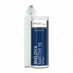 Weldyx Master 15 white 50ml, 490ml 10:1 two-component acrylic adhesive for metals, plastics, low shrinkage, thermal stability