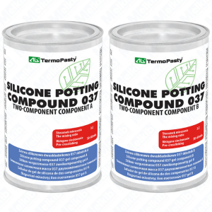 Silicone filling 037 100g, 1kg two-component encapsulation, electronic system control, transparent