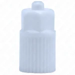 Luer Lock adapter for AB and C and F static mixers, white, glue dispensing, durable, perfect dosing