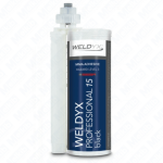 WELDYX Professional 15 czarny 490ml klej do tworzyw sztucznych i materiałów kompozytowych