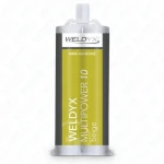 Weldyx Multi Power 10 beżowy 50ml, 400ml 1:1 dwuskładnikowy klej metakrylanowy, wysoka wytrzymałość, odporność na uderzenia