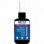 Melkib UV 80P 50ml klej jednoskładnikowy utwardzany światłem UV, do pleksi, poliwęglanu, tworzyw, szybkie działanie, doskonała przyczepność, odporność na uderzenia