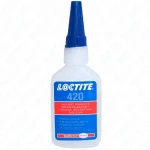 Loctite 420 50 g, bezbarwny, transparentny klej cyjanoakrylowy, kapilarny, bardzo niska lepkość, do metalu, elastomerów i tworzyw sztucznych