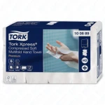 Tork Xpress 100889 ręcznik do rąk 24 cm, najwyższej jakości, biały, miękki, chłonny, trwały