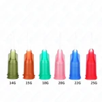 Igła dozująca z elastyczną końcówką, plastikowa, do klejów, uszczelniaczy, jednorazowa 10 sztuk 