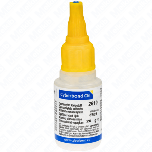 Cyberbond 2610 20g one-component cyanoacrylate adhesive for wood, leather, cardboard, paper, rubber and plastics, quick bonding