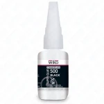 Super Glue 500 black cyanoacrylate glue for rubber, plastic, metal, quick and strong connection