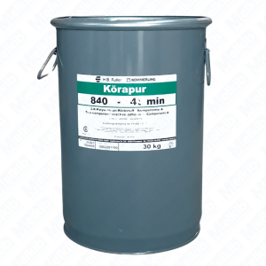 Korapur 840/45 30kg two-component polyurethane adhesive for metals, polyester-glass laminates, flexible, beige, time 45 min.
